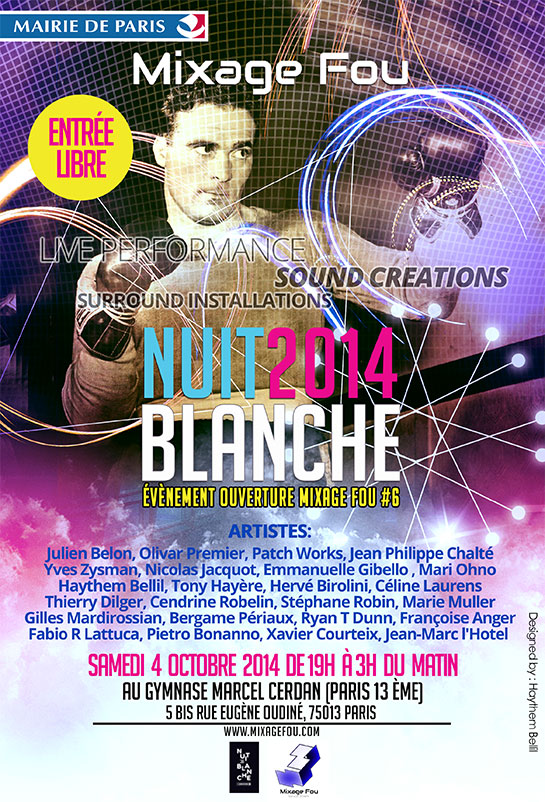 Flyer Nuit Blanche 2014
