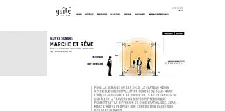 MARCHE et RÊVE à la Gaité Lyrique Gaîté Lyrique Marche et Rêve 1